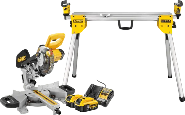 DeWalt DCS365N-XJ 5,0 Ah Accu (2x) Starterspakket + DeWalt DE7033-XJ