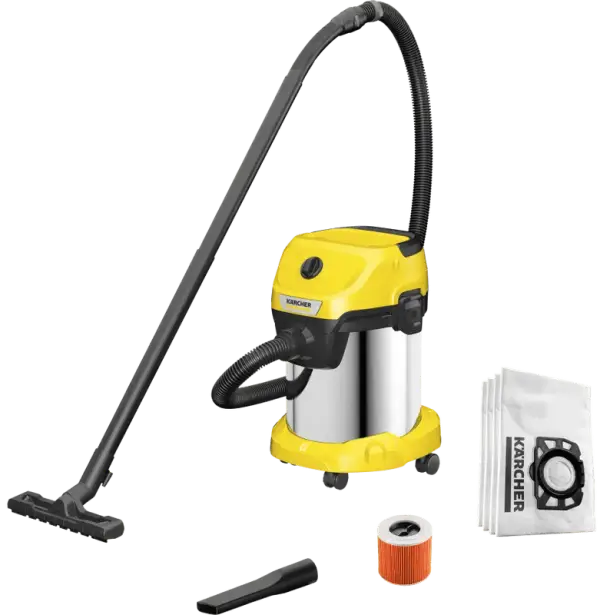 Karcher WD 3 S V-17/4/20 + stofzuigerzakken (4x)
