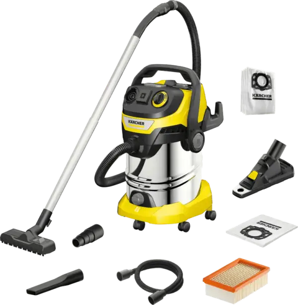 Karcher WD 6 P S V-30/6/22/T incl. boorstofopvanger + stofzuigerzakken (4x)
