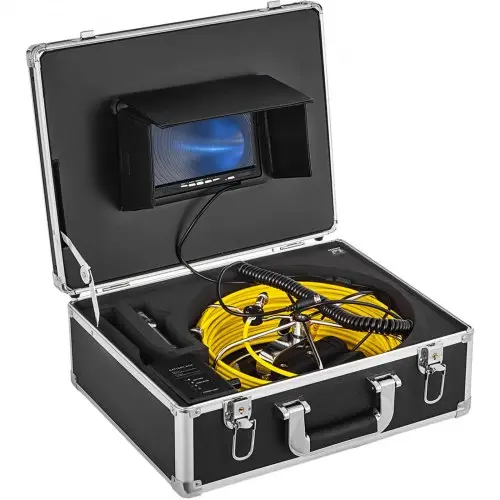 VEVOR 7-inch pijpinspectiecamera, 30m industriële pijpinspectiecamera, waterdichte afvoerdetectie met 1000TVL HD-camera, grote 4500mAh-batterij, touchscreen