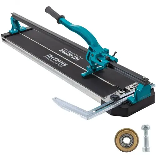 VEVOR Tegelsnijder, maximale snijbreedte 800 mm. Professionele handmatige tegelsnijder, snijdikte 6-15 mm. Lasergeleide precisietegelsnijder met metalen snijwiel.