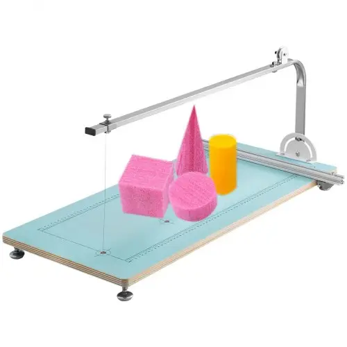 VEVOR 20CM piepschuimsnijmachine, hete draad schuimsnijder, regelbare temperatuur, schuimsnijmachine, werkbank, werktafel