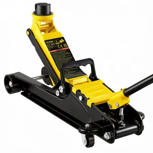 VEVOR hydraulische krik, schaarkrik met een hefvermogen van 2,5 ton, hefhoogtebereik van 85-380 mm, hydraulische krik met enkele zuiger, autokrik voor gezinsauto's, vrachtwagens en SUV's.