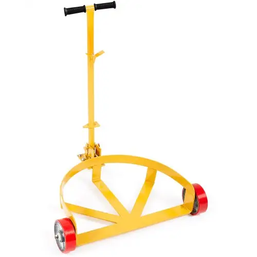 VEVOR Vatenroller met handvat Transportroller Rolplank 250L Vatenwagen Ø 620 mm Geschikt voor het vervoeren van vaten tot een gewicht van 544 kg Vatenwagen met 1 universeel wiel en 2 richtingswielen