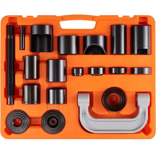 VEVOR 21-delige kogelgewrichttrekker, kogelgewricht-extractorset, 520 x 430 x 90 mm, universele kogelgewricht-uitpersset, koolstofstalen autogereedschapsset met koffer, kogelgewrichttrekker