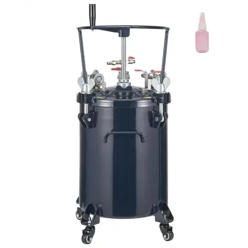 VEVOR drukvat voor verf, verfspuit, 30 liter druktank, 70 psi, verfcontainer, Φ 80 x 42,5 cm, verfspuit, verf, beits