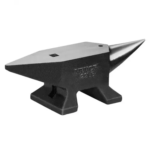 VEVOR Aambeeld Enkel Hoorn Aambeeld 10 kg Stalen Aambeeld Gesmeed Aambeeld Robuust Hoorn Aambeeld Smid Juweliers Metaalsmid Smeedgereedschap Geschikt voor Klinken, Platmaken, Smeden en Vormen