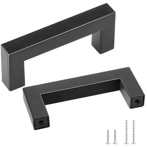 VEVOR set van 30 meubelgrepen, RVS stanggrepen, 88 x 12 x 35 mm, keukengrepen, hartafstand 76 mm, kastgrepen, dikte van de kastpanelen van 1,52 tot 2 cm of 1,27 tot 4 cm, deurklinken, ladegrepen