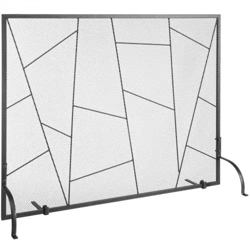 VEVOR Spark Guard Iron Haardbescherming 906mm Haardbescherming Kachelbescherming Vintage Kachelbescherming 0-40 °C Haardbescherming Kachelbescherming Kachelscherm Bescherming tegen rondvliegende vonken
