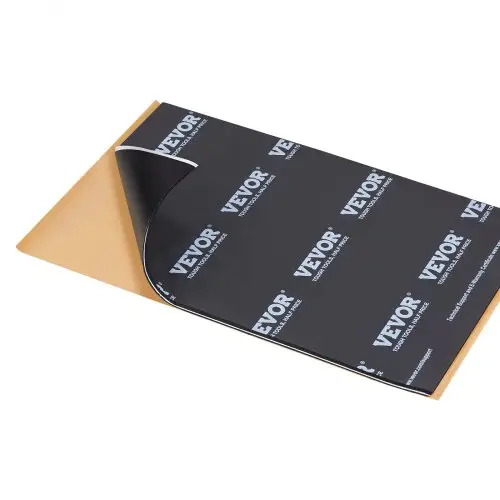 VEVOR 24-delige set isolatiematten voor auto's, 2,3 m², geluidswerende matten, 247,9 x 390,9 mm, voertuigisolatie, dikte 200 mil (5 mm), 4-laags geluidsisolerende mat, hittebestendig, geluidswering, akoestische isolatie, geluidsisolatie