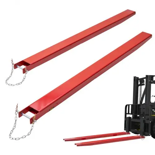VEVOR 2-delige set vorkverlengstukken, 2090 mm vorktandverlenging, 1,815 ton draagvermogen, Q235 koolstofstalen vorktanden, ontwerp uit één stuk, palletvorkverlengstuk, compatibel met 106 mm vorken.