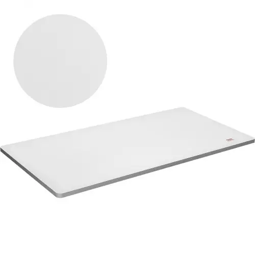 VEVOR tafelblad 25 mm spaanplaat 1397 x 711 mm houtplaat P2 materiaal melamine gecoat spaanplaat afgeronde hoeken bureaublad ideaal voor werkbank reparatiewerkbank kantoor tafel eettafel