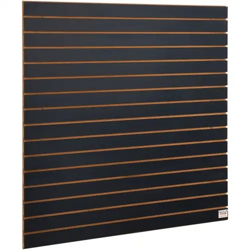 VEVOR Set van 2 Wandpanelen Gereedschapswand 129,1x129,1cm Wandpaneel MDF Gereedschapshouder Organizer, Slat Wall Slatwall Pegboard Wandmontage Ideaal voor Werkplaats Magazijn Kelder Werkbank Garage