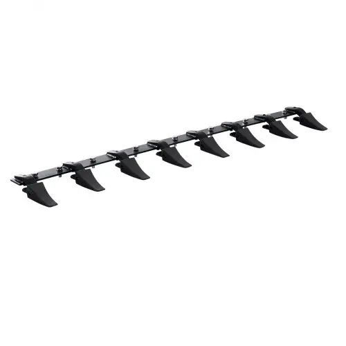 VEVOR 165 cm zware tractorbakrek, 8-tands rupsband voor lader, tractor, schranklader, capaciteit 2000 kg, boutbevestiging, voor efficiënte grondafgraving en bakbescherming