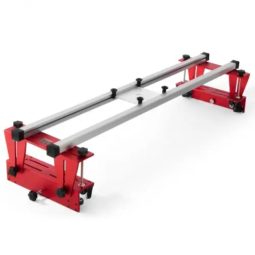 VEVOR freesgeleider, 1625 mm, draagbaar, verstelbaar apparaat voor het gladmaken van panelen, doe-het-zelf freesgeleider voor houtbewerking, paneelgeleider, afwerkbank voor het gladmaken van hout