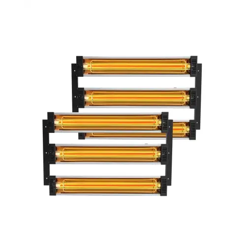 VEVOR Infraroodverwarming, Verfuithardingslamp, Warmtelamp, Uitharding voor Auto's, Infraroodverf, Kookgedeelte, Verfverwarmingslamp 590x372x54 mm, 2 sets, 3000 W, Stekker NIET inbegrepen