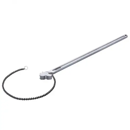 VEVOR kettingsleutel, 48-inch kettingpijpsleutel, capaciteit van 13,4 inch diameter, CRV omkeerbare pijpfittingsleutel met robuuste bek en ergonomische handgreep, voor pijpinstallatie