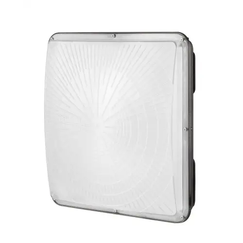 VEVOR LED-luifelverlichting, 150W 16500lm 5000K daglicht, commerciële en industriële luifelverlichting voor buiten, 12,5" x 12,5" opbouwplafondverlichting voor tankstation, magazijn, garage, straat, winkel, hotel, IP65