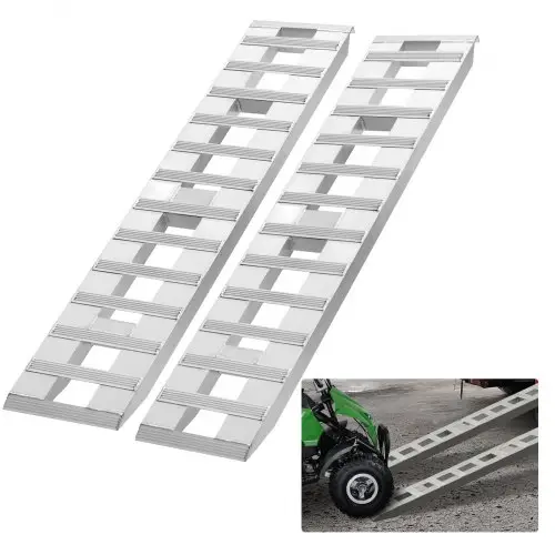 VEVOR Laadramp, Autoramp 2721,6 kg, Brede Laadrail, Autolaadramp 183 x 38 cm, 2 stuks. Ramps, voor Motorfiets, Aanhanger, ATV, UTV, Tuintractor, Grasmaaier, Crossmotor etc.