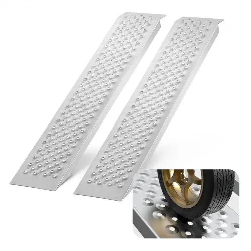 VEVOR Laadbrug, Auto-oprijplaat 680 kg, Extra brede laadbrug, Auto-oprijplaat 2160 x 1375 mm, 2-delige oprijplaten, voor motorfiets, aanhanger, ATV, UTV, tuintractor, grasmaaier