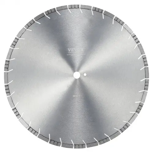 VEVOR Diamantzaagblad Betonzaagblad 50 cm voor nat of droog werk, 12 mm diamantsegmentzaagblad met schuine tanden, middengatdiameter 25,4 mm, voor beton, cementplaten, tegels, bakstenen