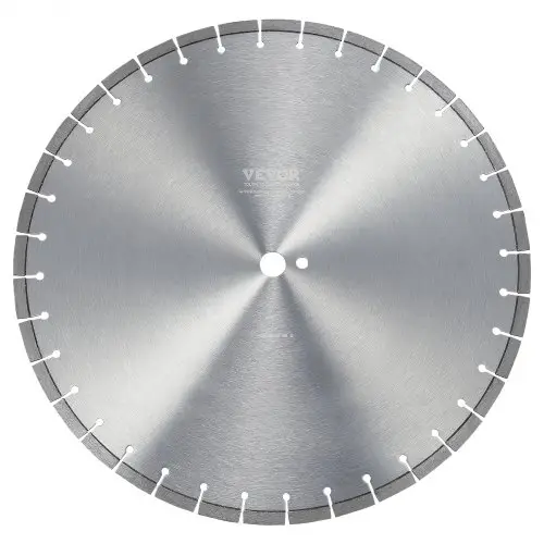 VEVOR 3-delig diamantzaagblad Betonzaagblad 35 cm voor nat of droog werk, 12 mm diamantsegmentzaagblad met vlakke tanden, middengatdiameter 25,4 mm, voor beton, cementplaten, tegels