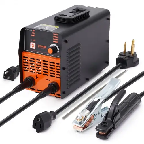 VEVOR 220V elektrodelasapparaat, 200A ARC/Lift TIG-lasapparaat met groot LED-display, draagbaar 2-in-1 elektrodelasapparaat met Hot Start Arc Force Anti-Stick VRD, MMA ARC-lasapparaat