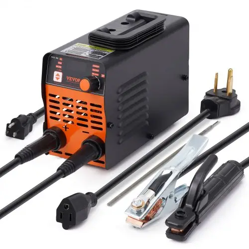 VEVOR 220V elektrodelasapparaat, 160A ARC/Lift TIG-lasapparaat met groot LED-display, draagbaar 2-in-1 elektrodelasapparaat met Hot Start Arc Force Anti-Stick VRD, MMA ARC-lasapparaat, lassen