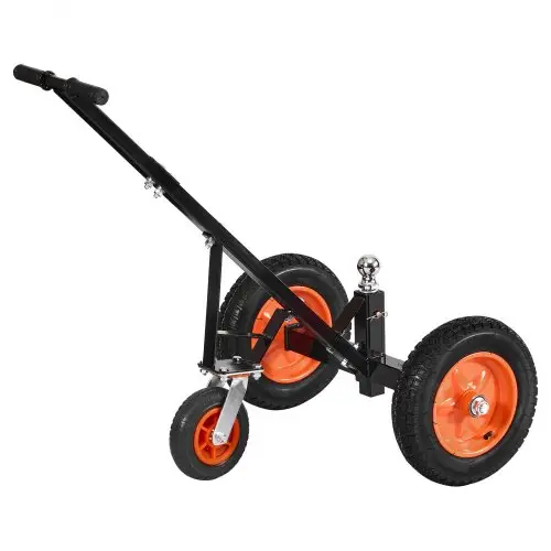VEVOR Trailer Dolly, 454 kg neuslast, 425 & 560 mm verstelbare hoogte, 50,8 mm kogel, 355,6 mm luchtband, koolstofstaal, voor het verplaatsen van campertrailers