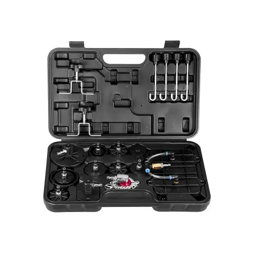 VEVOR Brake Master Bleeder Set 12-delige professionele remontluchteradapterset met complete set en handvat, duurzame remontluchteradapter voor het bijvullen van remvloeistof