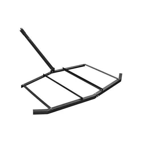 VEVOR getrokken eg, 183x198x11 cm weideeg, Q235 stalen oprit-grader met penkoppeling, zitmaaier voor opritten, ATV's, UTV's, tuin- en zitmaaiers