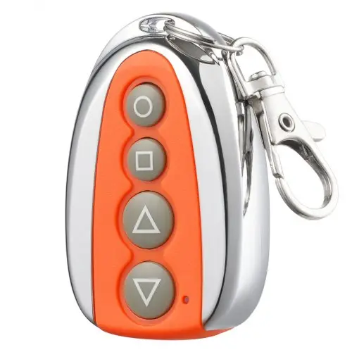 VEVOR Schuifpoort Afstandsbediening, 40m Bereik, 4 Knoppen, Automatische Afstandsbediening, voor Garagedeuropener, Elektrisch Opritpoort Opener Systeem (Batterij Niet Meegeleverd)