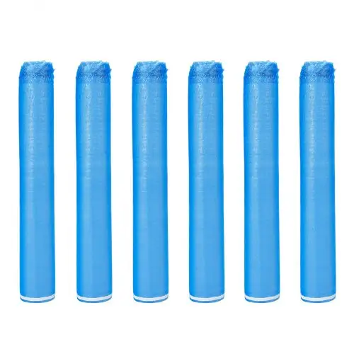 VEVOR Contactgeluidsisolatie Ondervloer, 55,8 m², 3-in-1 2 mm dikke isolatieondervloer met kleefband en dampremmende laag, EPE-schuim met blauwe PE, geluidsisolatie en geluidsreductie, voor laminaatvloeren, 6-pack
