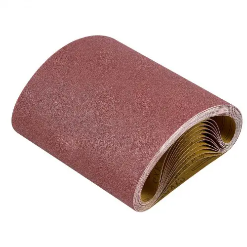 VEVOR schuurbanden, 202 x 485 mm schuurpapier voor bandschuurmachines, 12 stuks 80 korrel, schuurband van aluminiumoxide, ideaal voor houtbewerking, staal, aluminium, non-ferrometalen