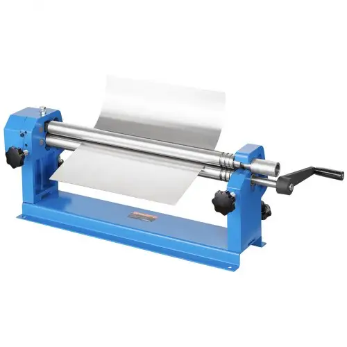 VEVOR Plaatwerkbuigmachine 890x230x305 mm, Rolbuigmachine 610 mm vormbreedte, met 2 verwijderbare rollen voor platen van koolstofarm staal, koper en aluminiumlegering