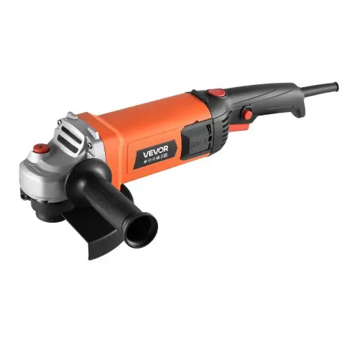VEVOR Haakse slijper, 177,8 mm, snijslijper, 8500 tpm, slijper met kabel en verstelbare stofkap voor het slijpen, snijden en verwijderen van roest op metaal (schijf niet inbegrepen)