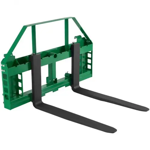 VEVOR snelwisselsysteem met palletvorkframebevestiging van 1814 kg, vorken van 1065 mm, vorkheftruckbladen, trekhaak van 50,8 mm en speerhulzen, geschikt voor JD-tractoren