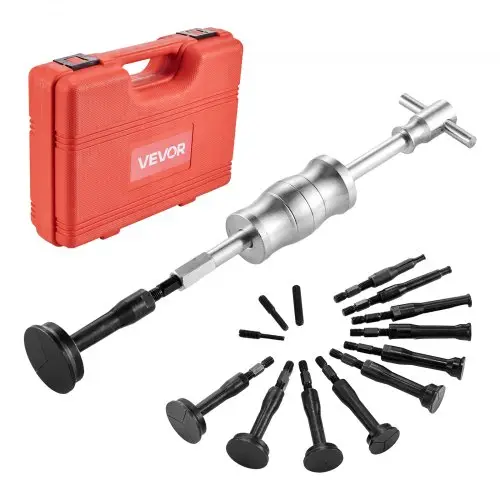 VEVOR Blindgatlagertrekkerset 16 in 1 Binnenlagerring- en afdichtingstrekkerset, glijhamer-pilootinzetstuk Binnenlagertrekkerset met 10 gespleten spantangen en tegensteun