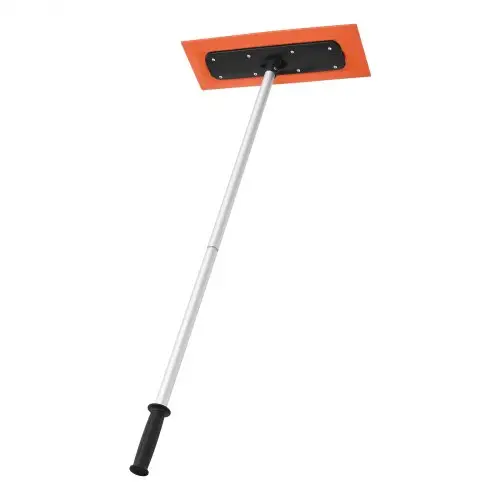 VEVOR Daksneeuwschuiver, 1,2 m lange sneeuwschuiver, 45 cm schuimblad voor krasvrij gebruik, antislip handvat, lichtgewicht sneeuwruimgereedschap voor het verwijderen van bladeren en sneeuw op het dak