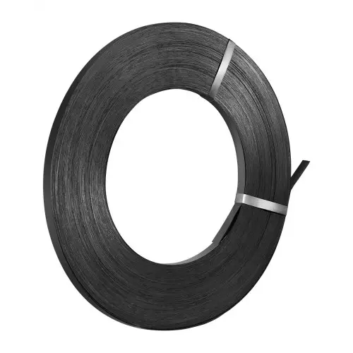 VEVOR staalband, 19 mm x 55 mm x 500 m, verpakkingsstaalband, metalen bandrol, staalband, 770 kg breeksterkte, staalband, zware bandrol voor palletverpakking
