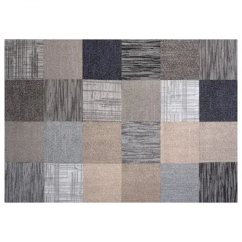 VEVOR tapijttegels 500 x 500 x 6 mm, verpakking van 24 stuks, zelfklevende tapijtbedekking 6,2 m², vloerbedekking, eenvoudig zelf te installeren vervanging voor woonkamer en kantoor, meerkleurig