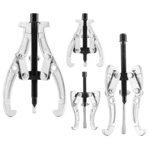 VEVOR tandwieltrekkerset, 3/4/6/8 inch 3-klauw lagertrekker met omkeerbare klauwen, 2-klauw/3-klauw poelietrekker, voor het verwijderen van poelies, tandwiellagers en vliegwielen