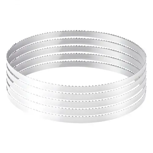 VEVOR lintzaagblad, 2780x16x0,5 mm, 4 TPI, met 18 HRC geharde, scherpe tanden, SK5 hoogwaardig koolstofstaal, 16 mm breed, vervanging voor gangbare houtbewerkingslintzagen, 1 set