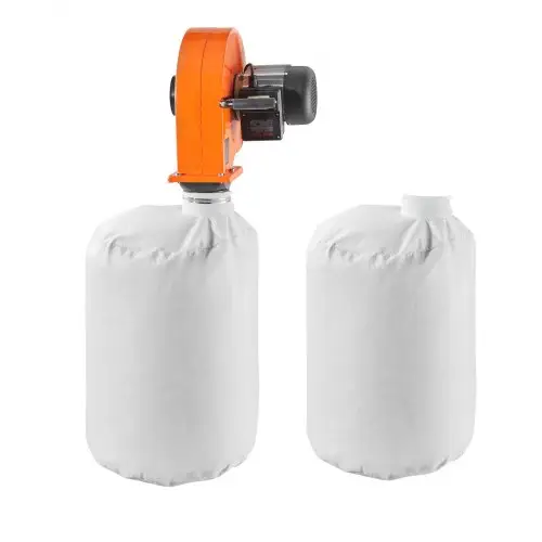 VEVOR Stofafzuigsysteem, Wandmontage, 1 pk, 951,45 m³/u, Stofafzuiger voor Houtbewerking met 2,5-Micron Stofopvangzak van 79,5 Liter, Spaanafzuigsysteem voor Houtbewerking/Werkplaatsen, Industriële Fabrieken