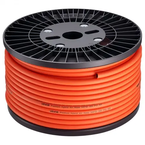 VEVOR persluchtslang, φ9,52 mm x 76,2 m hybride luchtslang, 20,6 bar pneumatische slang met drielaags hybride materiaal voor auto, huis & gebouw, flexibel voor alle weersomstandigheden (exclusief koppelingen)
