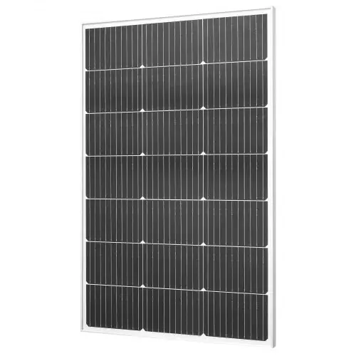 VEVOR Monokristallijne zonnepanelen 100W, PV-module met MC4-uitgangsvermogen en aluminium frame, IP65 waterdicht zonnepaneel, off-grid energiecentrale voor balkons, auto's, boten, campers en platte daken.