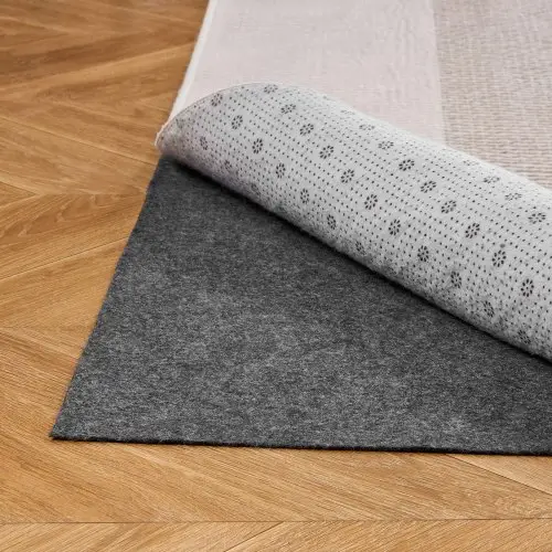 VEVOR tapijtonderlegger, antislipmat 2743,2 x 3657,6 x 3 mm, tapijtstopper, op maat te snijden, gemaakt van polyester en TPR met rubberen onderlaag, antislip en waterdicht, universeel voor alle vloeren, lades en kofferbakken.