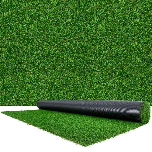 VEVOR kunstgras 304,8 x 198,12 cm, kunstgrasmat met een poolhoogte van 3,5 cm, kunstgrasmat met drainagegaten, op maat te snijden kunstgrasmat, kunstgrasmat voor balkon, terras, tuin en binnengebruik