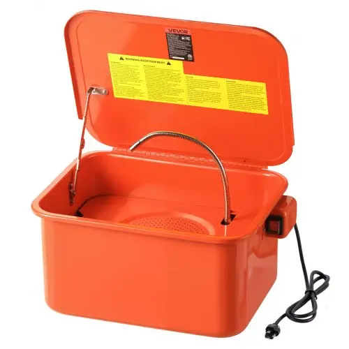 VEVOR onderdelenreiniger, onderdelenreinigingssysteem voor auto-onderdelen, 19 liter, 13 liter oplosmiddelcapaciteit, wasbak met elektrische pomp voor wiellagers, tandwielen, carburateurs, debiet van 1,5 l/min