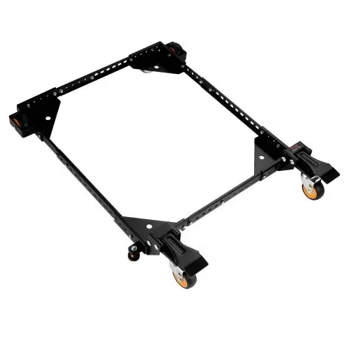 VEVOR Mobiele Werkstandaard, Draagvermogen 650 lbs, Verstelbaar van 12 x 12 inch tot 36 x 36 inch, Robuuste Universele Mobiele Werkstandaard met Zwenkwielen, voor Houtbewerkingsapparatuur, Lintzagen, Elektrisch Gereedschap, Machines
